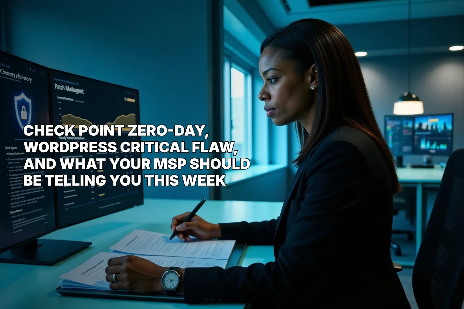 Check Point Zero-Day, WordPress Critical Flaw, and What Your MSP Should Be Telling You This Week