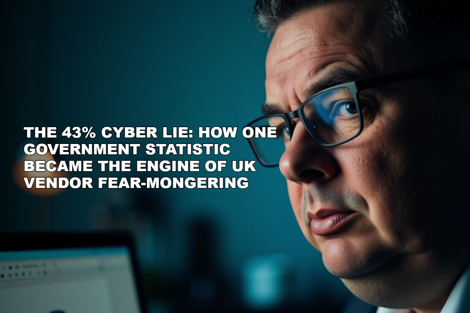 The 43% Cyber Lie: How One Government Statistic Became the Engine of UK Vendor Fear-Mongering