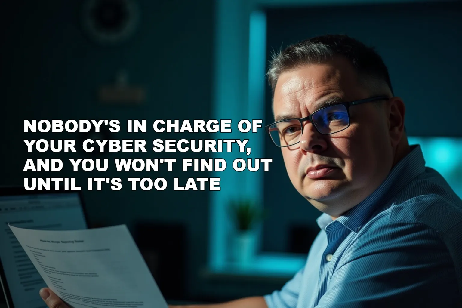 Nobody's in Charge of Your Cyber Security, and You Won't Find Out Until It's Too Late