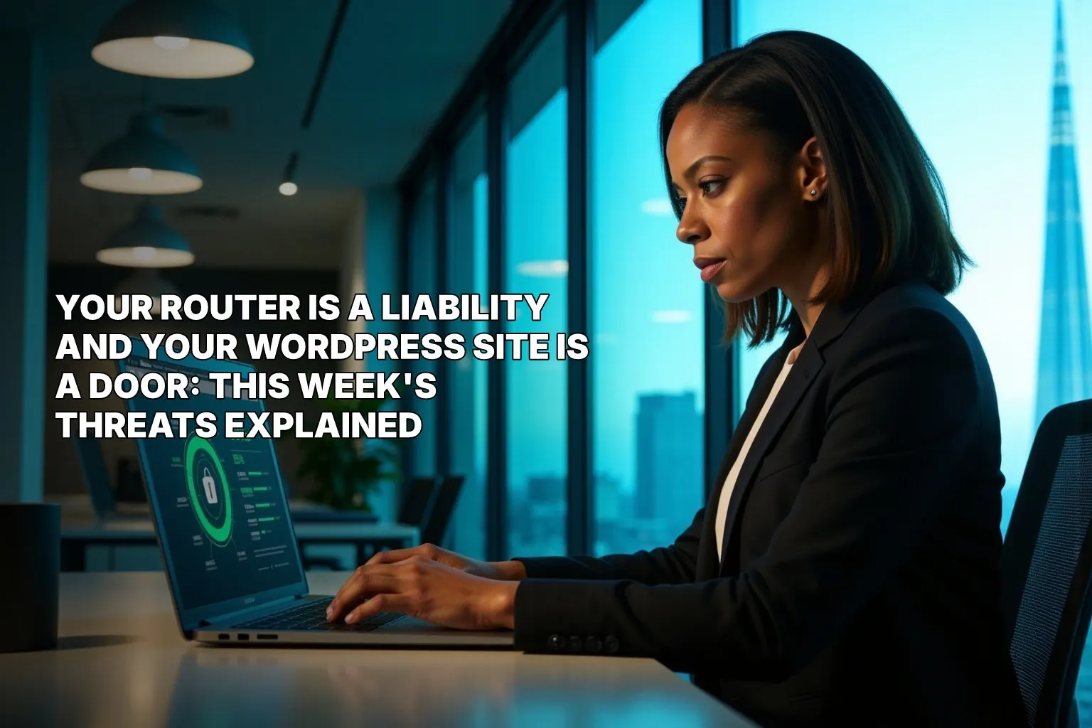 Your Router Is a Liability and Your WordPress Site Is a Door: This Week's Threats Explained