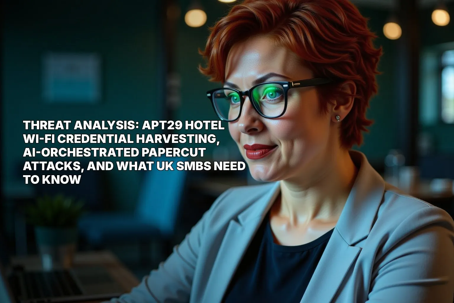 Threat Analysis: APT29 Hotel Wi-Fi Credential Harvesting, AI-Orchestrated PaperCut Attacks, and What UK SMBs Need to Know