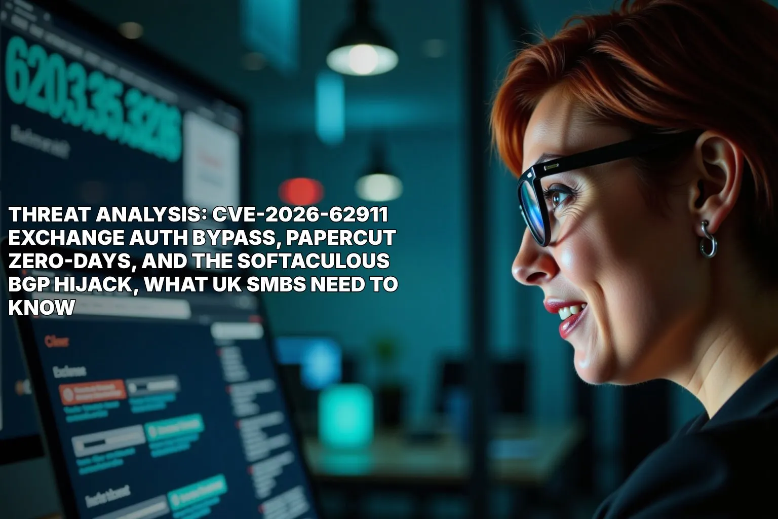 Threat Analysis: CVE-2026-62911 Exchange Auth Bypass, PaperCut Zero-Days, and the Softaculous BGP Hijack, What UK SMBs Need to Know