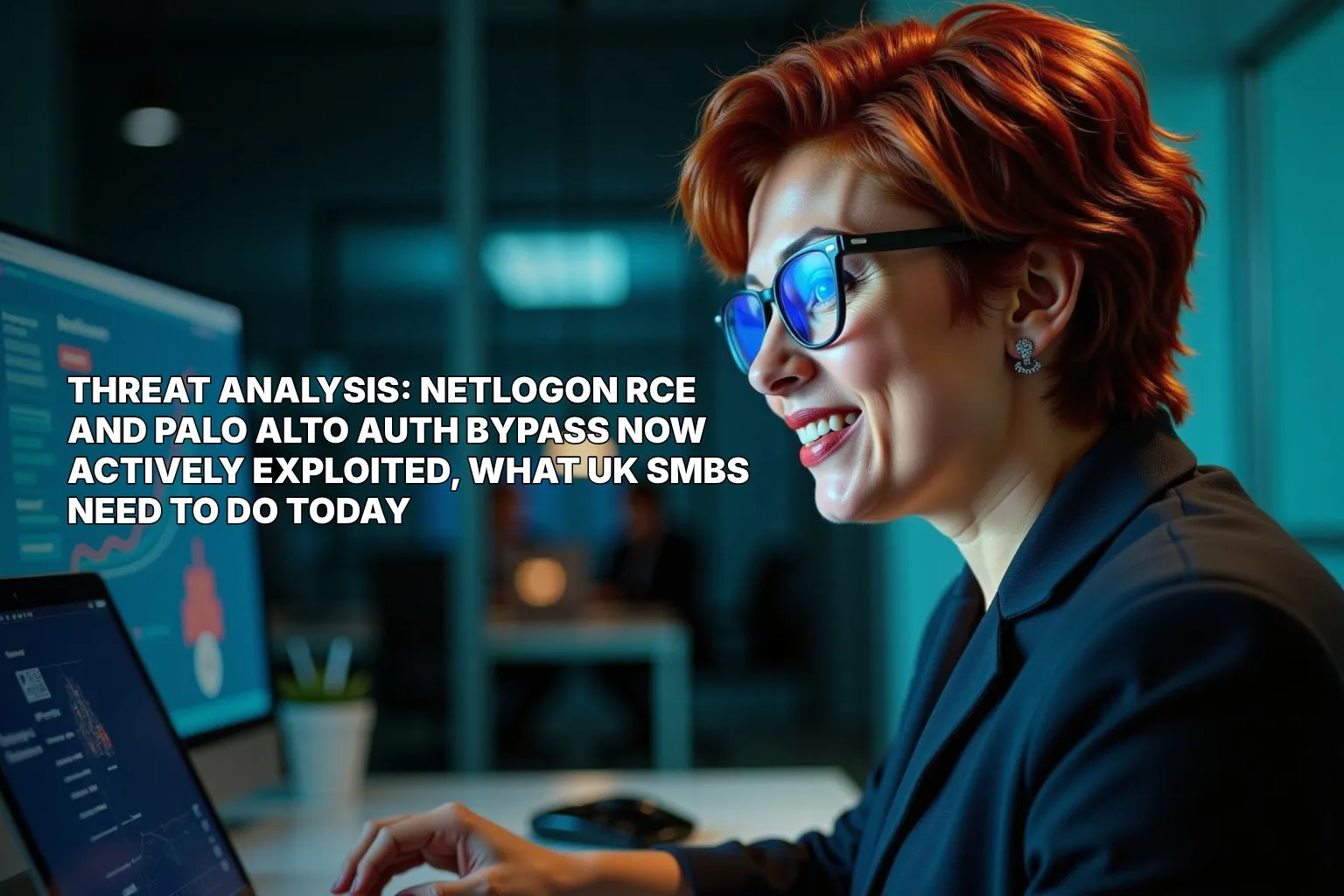 Threat Analysis: Netlogon RCE and Palo Alto Auth Bypass Now Actively Exploited, What UK SMBs Need to Do Today