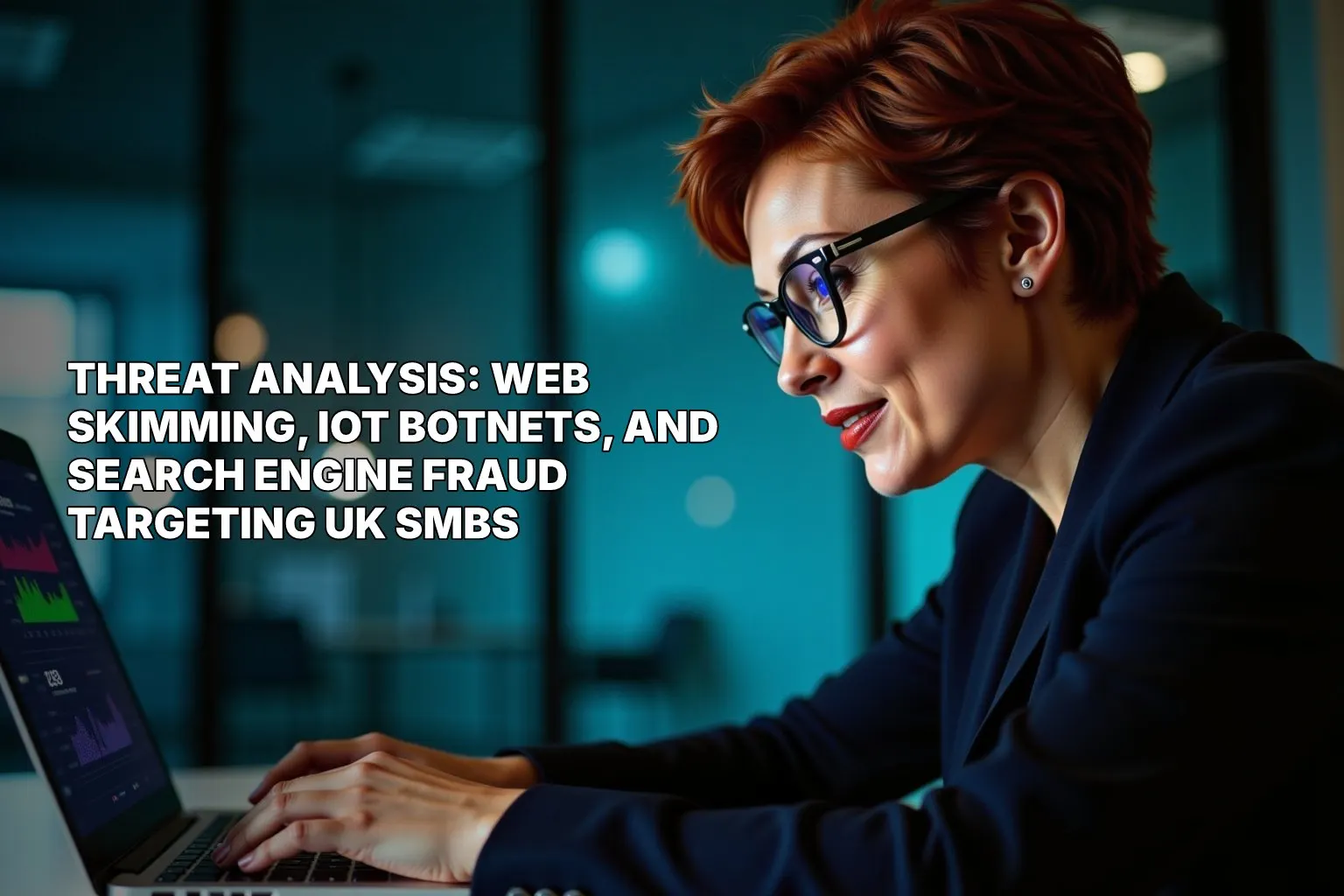 Threat Analysis: Web Skimming, IoT Botnets, and Search Engine Fraud Targeting UK SMBs