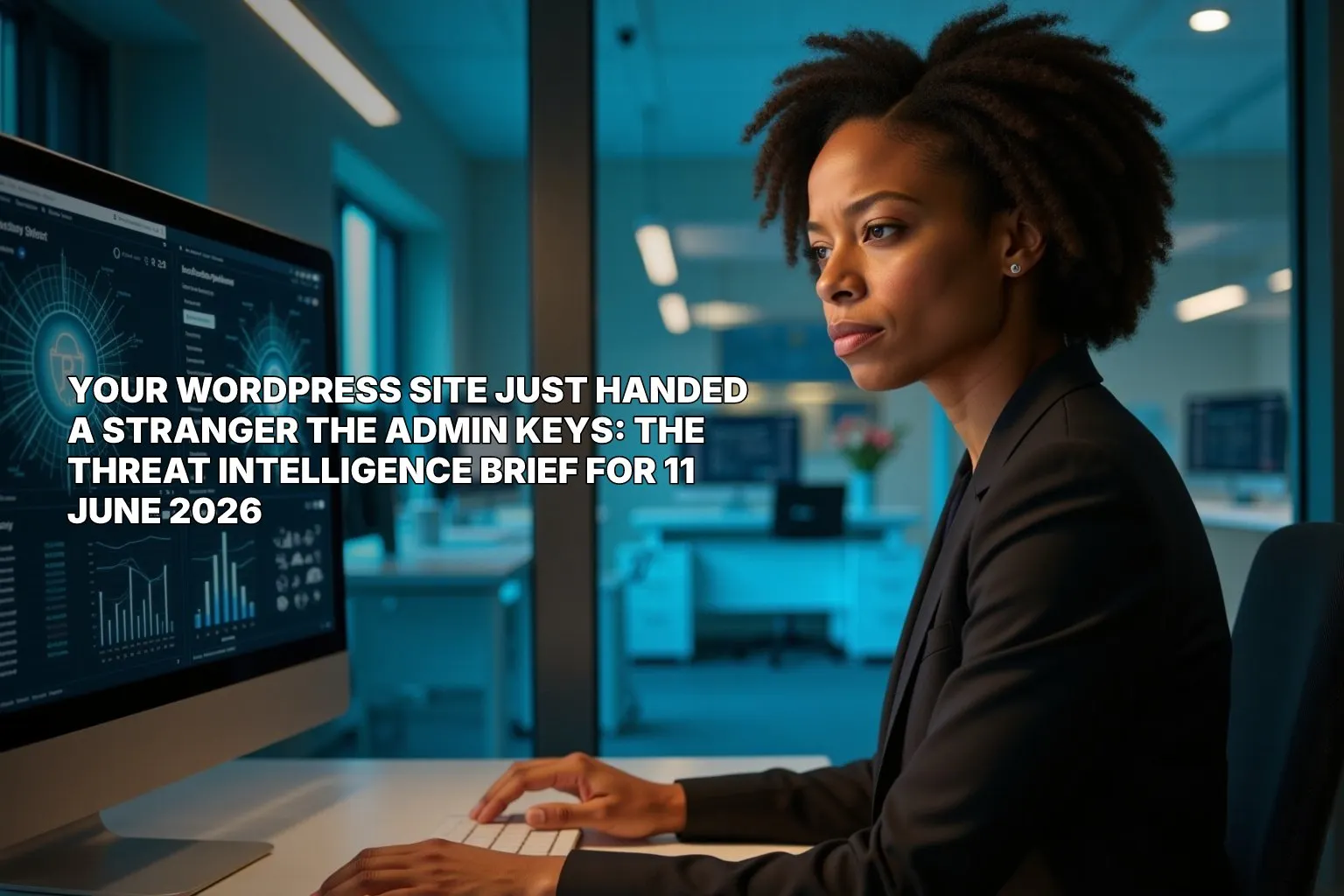 Your WordPress Site Just Handed a Stranger the Admin Keys: The Threat Intelligence Brief for 11 June 2026