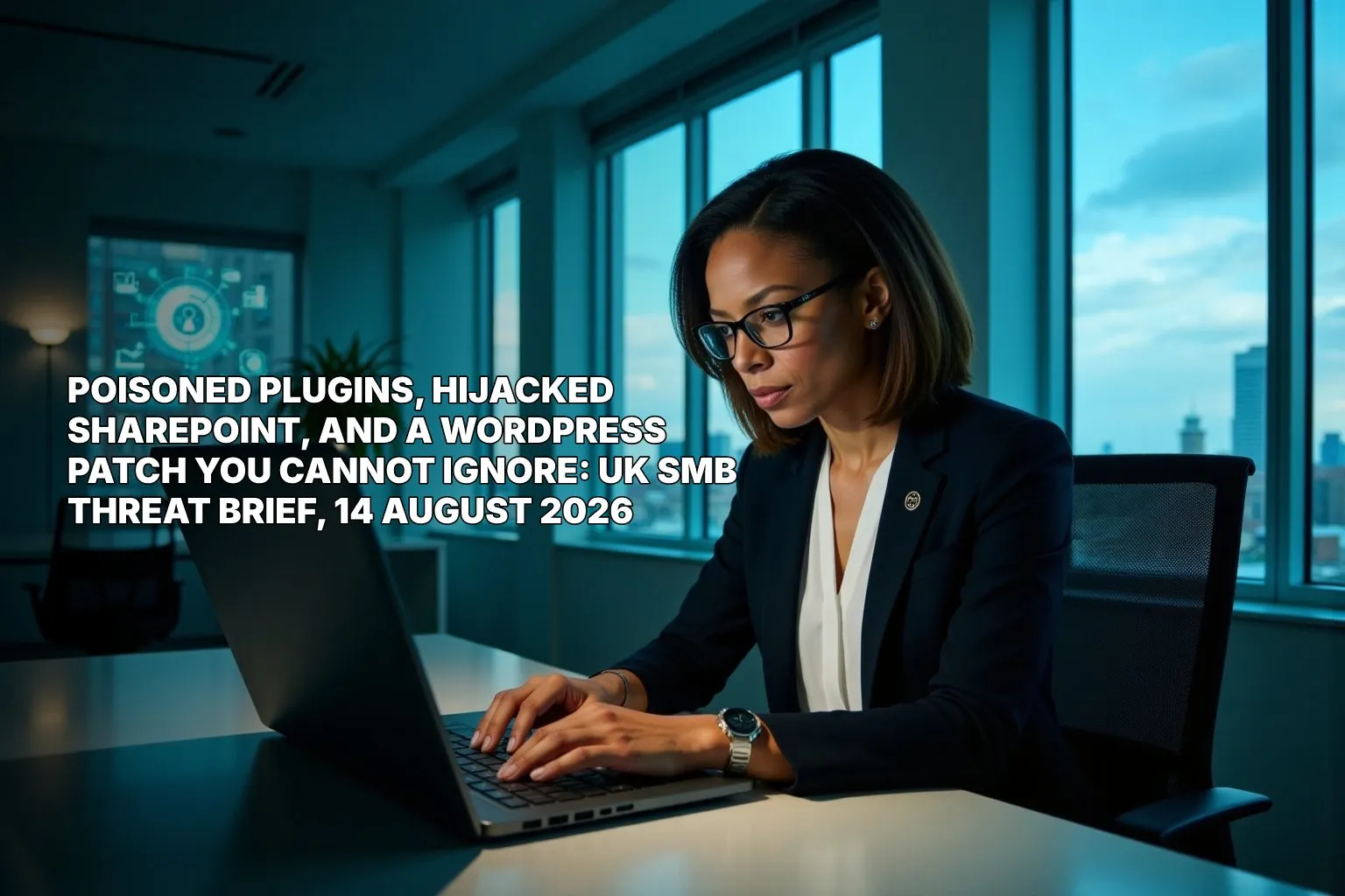Poisoned Plugins, Hijacked SharePoint, and a WordPress Patch You Cannot Ignore: UK SMB Threat Brief, 14 August 2026