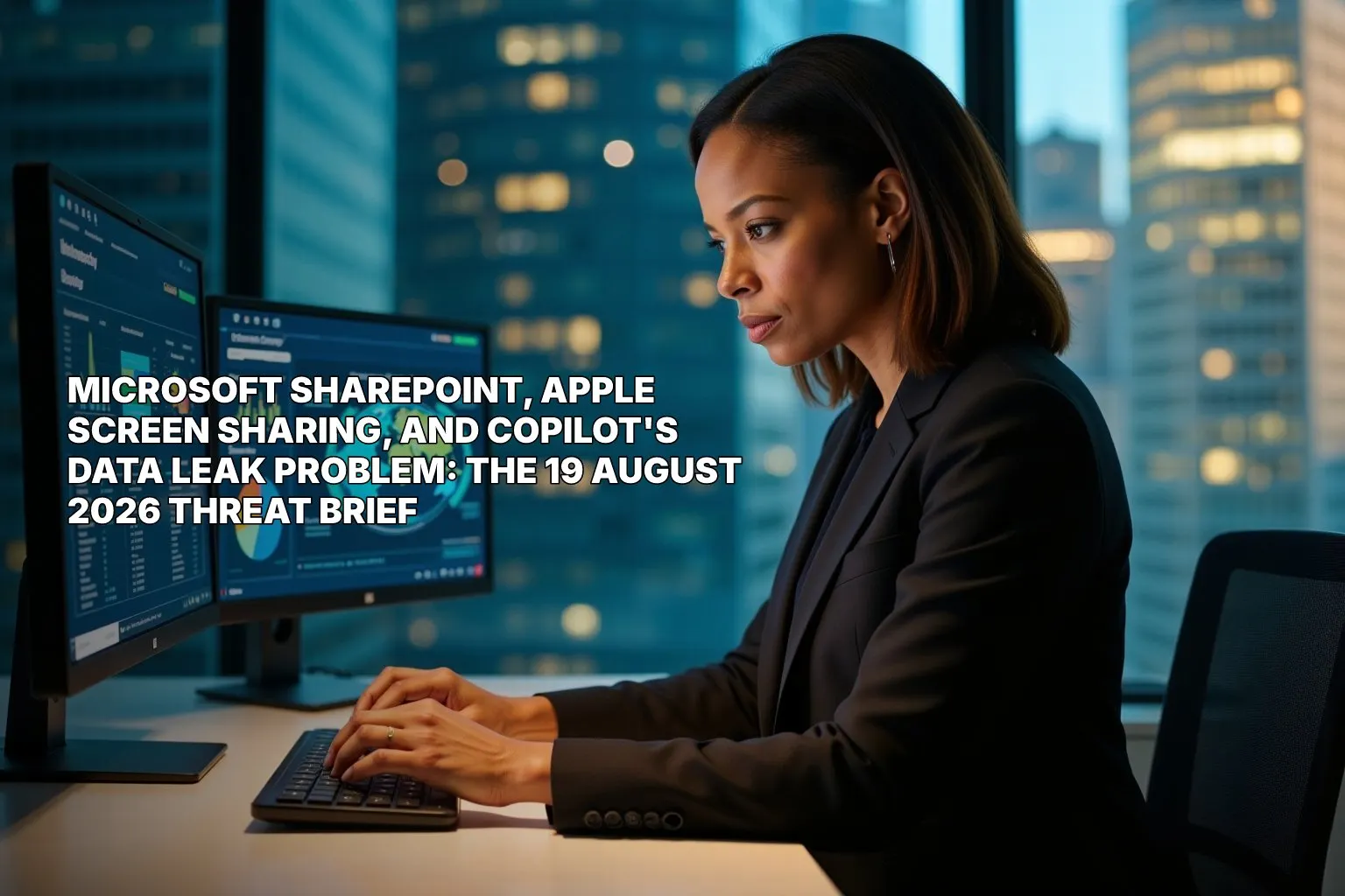 Microsoft SharePoint, Apple Screen Sharing, and Copilot's Data Leak Problem: The 19 August 2026 Threat Brief