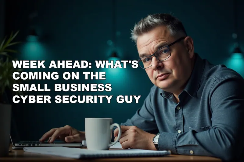 Week Ahead: What's Coming on The Small Business Cyber Security Guy