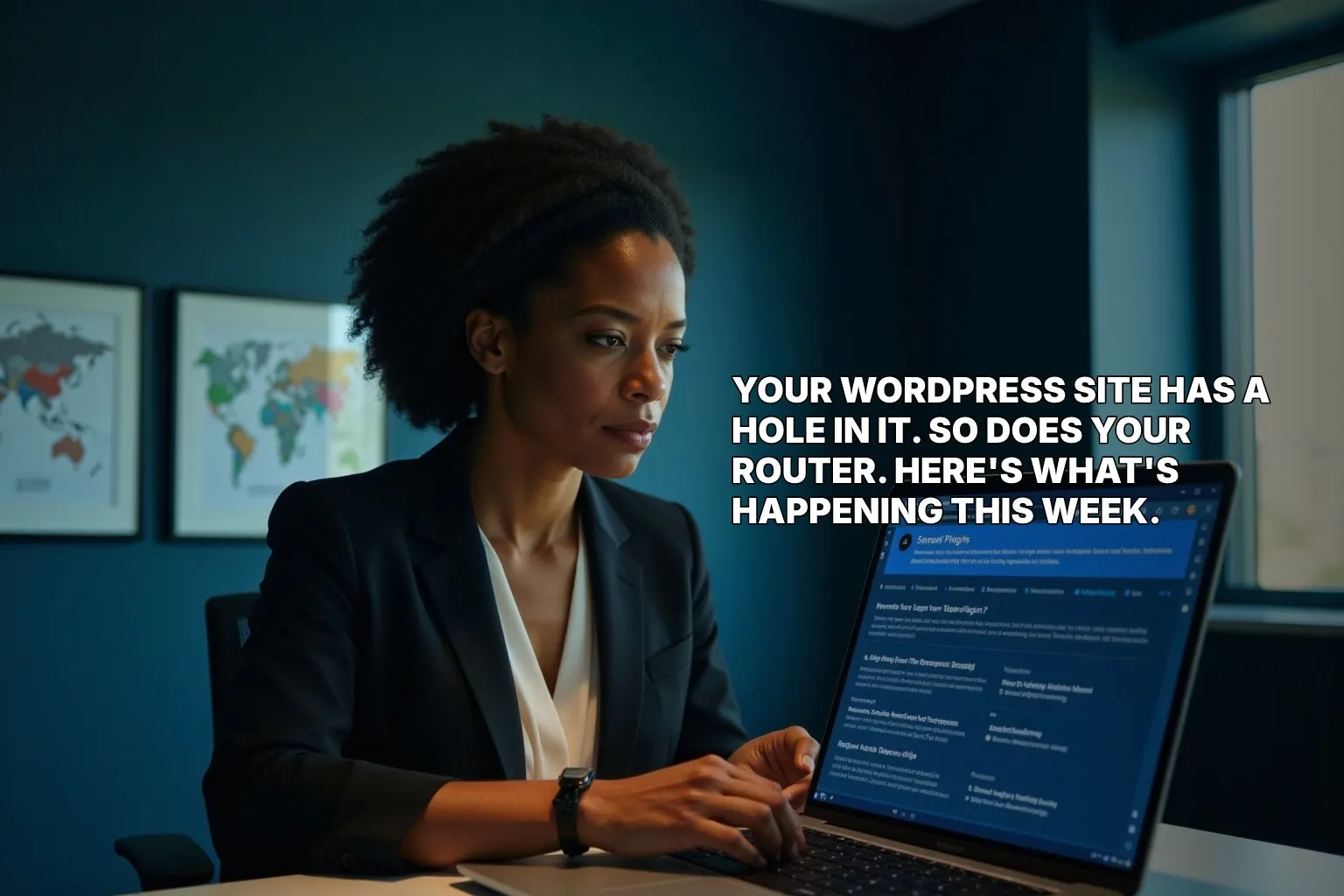 Your WordPress Site Has a Hole in It. So Does Your Router. Here's What's Happening This Week.